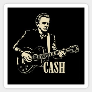 Cool Johnny Cash Sticker